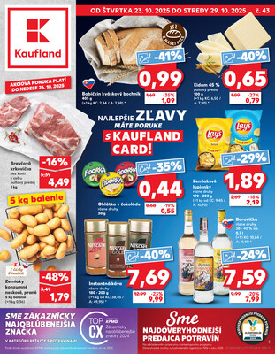 Leták Kaufland 23.10. - 29.10. - Kaufland Senica