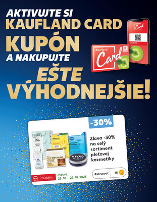 Kaufland 23.10. - 29.10. - Kaufland Senica