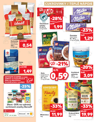 Kaufland 23.10. - 29.10. - Kaufland Senica