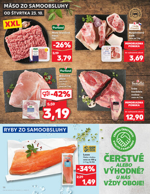 Kaufland 23.10. - 29.10. - Kaufland Bratislava - Nové Mesto
