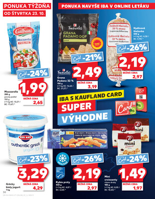 Kaufland 23.10. - 29.10. - Kaufland Bratislava - Nové Mesto