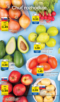 Tesco supermarkety od 29.10. do 4.11.2025