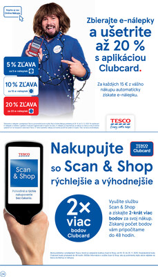 Tesco supermarkety od 29.10. do 4.11.2025