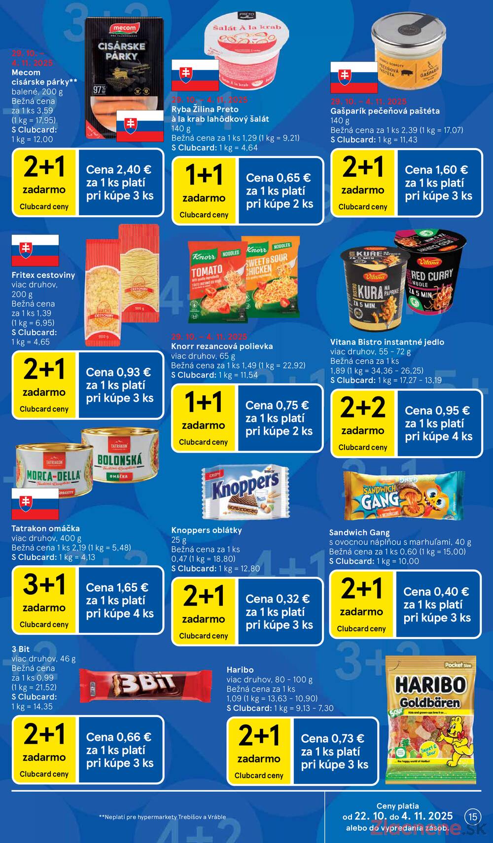 Leták Tesco
		  platný do 4.11.2025 - strana 15