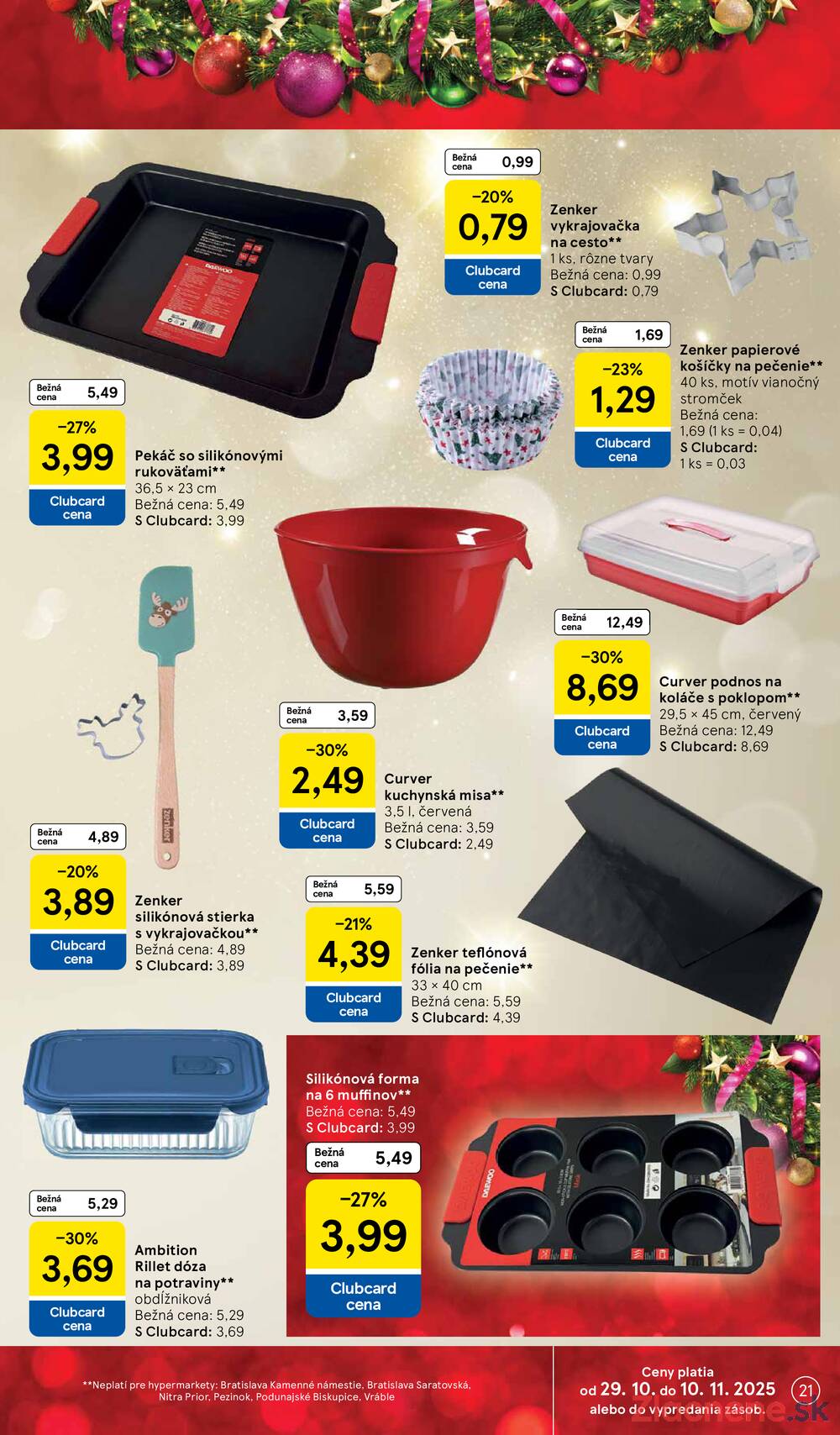 Leták Tesco - Tesco malé hypermarkety od 29.10. do 4.11.2025 - strana 21