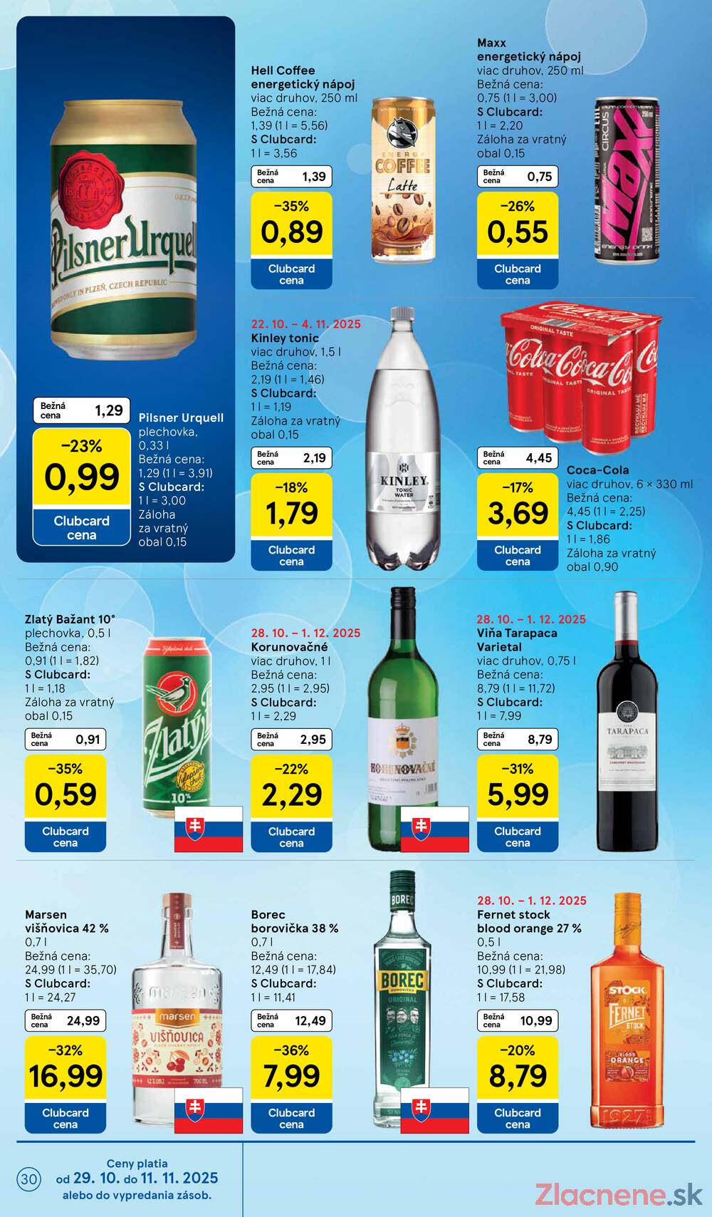 Leták Tesco - Tesco malé hypermarkety od 29.10. do 4.11.2025 - strana 30 Leták Tesco - Tesco malé hypermarkety od 29.10. do 4.11.2025 - strana 30