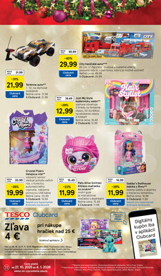 Tesco malé hypermarkety od 29.10. do 4.11.2025