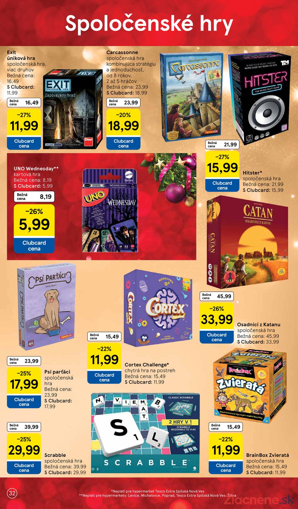 Leták Tesco - Tesco SPECIÁL velké hypermarkety  od 27.10. do 17.11.2025 - strana 32 Leták Tesco - Tesco SPECIÁL velké hypermarkety  od 27.10. do 17.11.2025 - strana 32