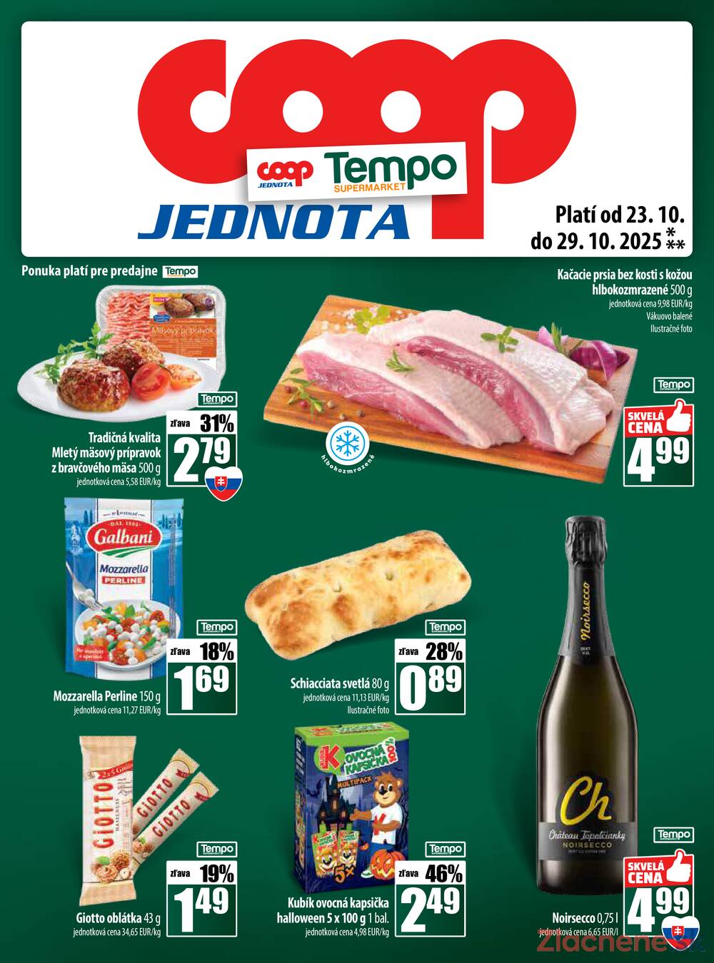 Leták COOP Jednota Slovensko
		  platný do 29.10.2025 - strana 25
