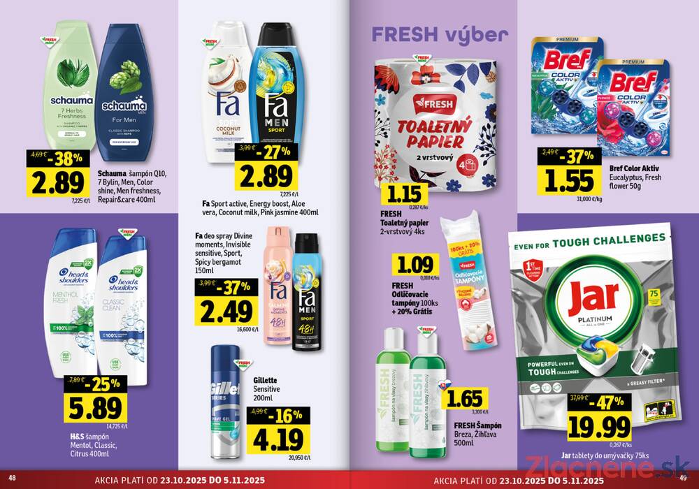 Leták Fresh
		  platný do 5.11.2025 - strana 25