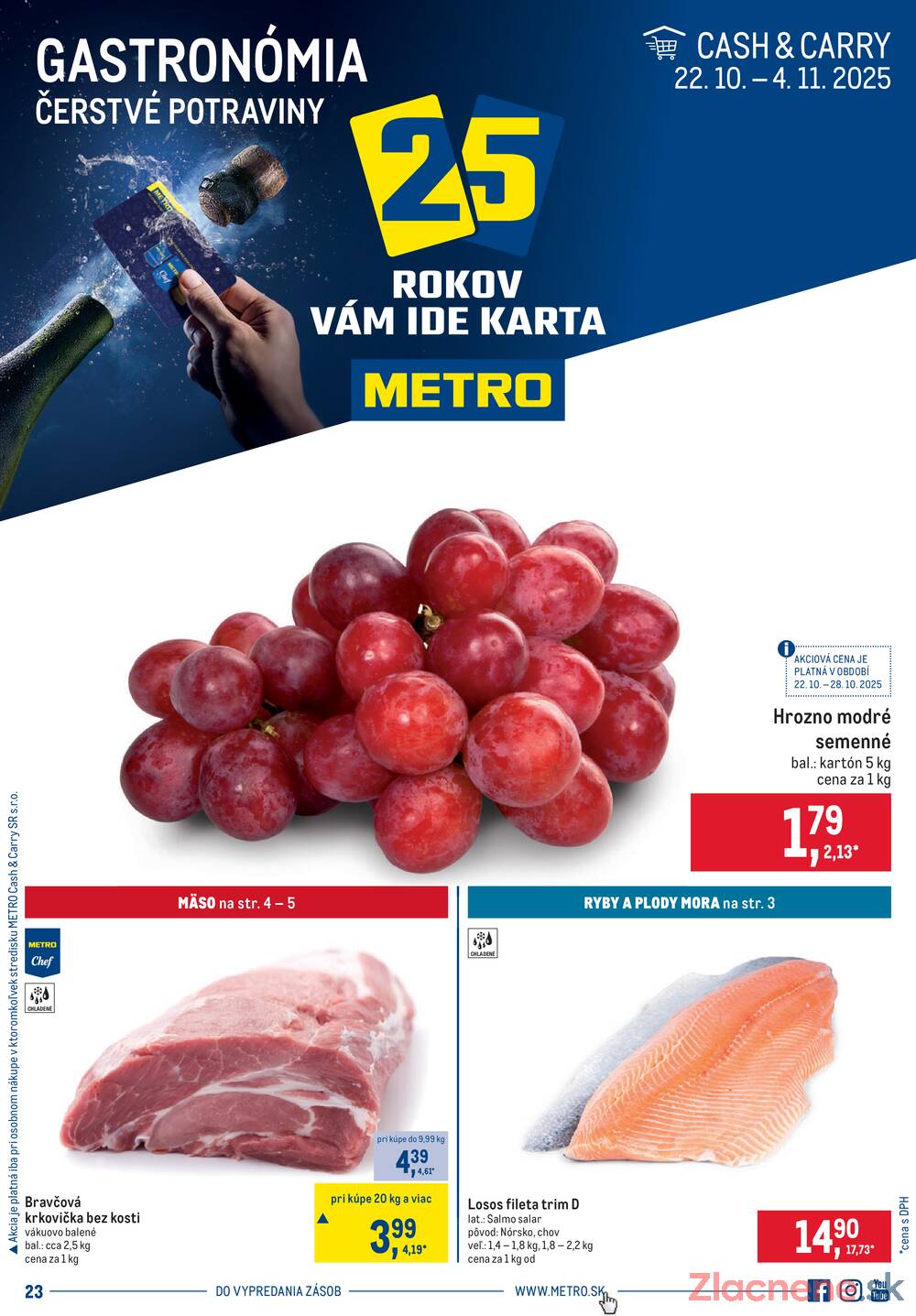 Leták METRO - Metro Gastronómia do 4.11. - strana 1 Leták METRO - Metro Gastronómia do 4.11. - strana 1