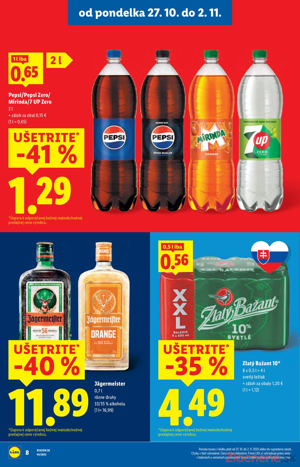 Leták Lidl
		  platný do 2.11.2025 - strana 10