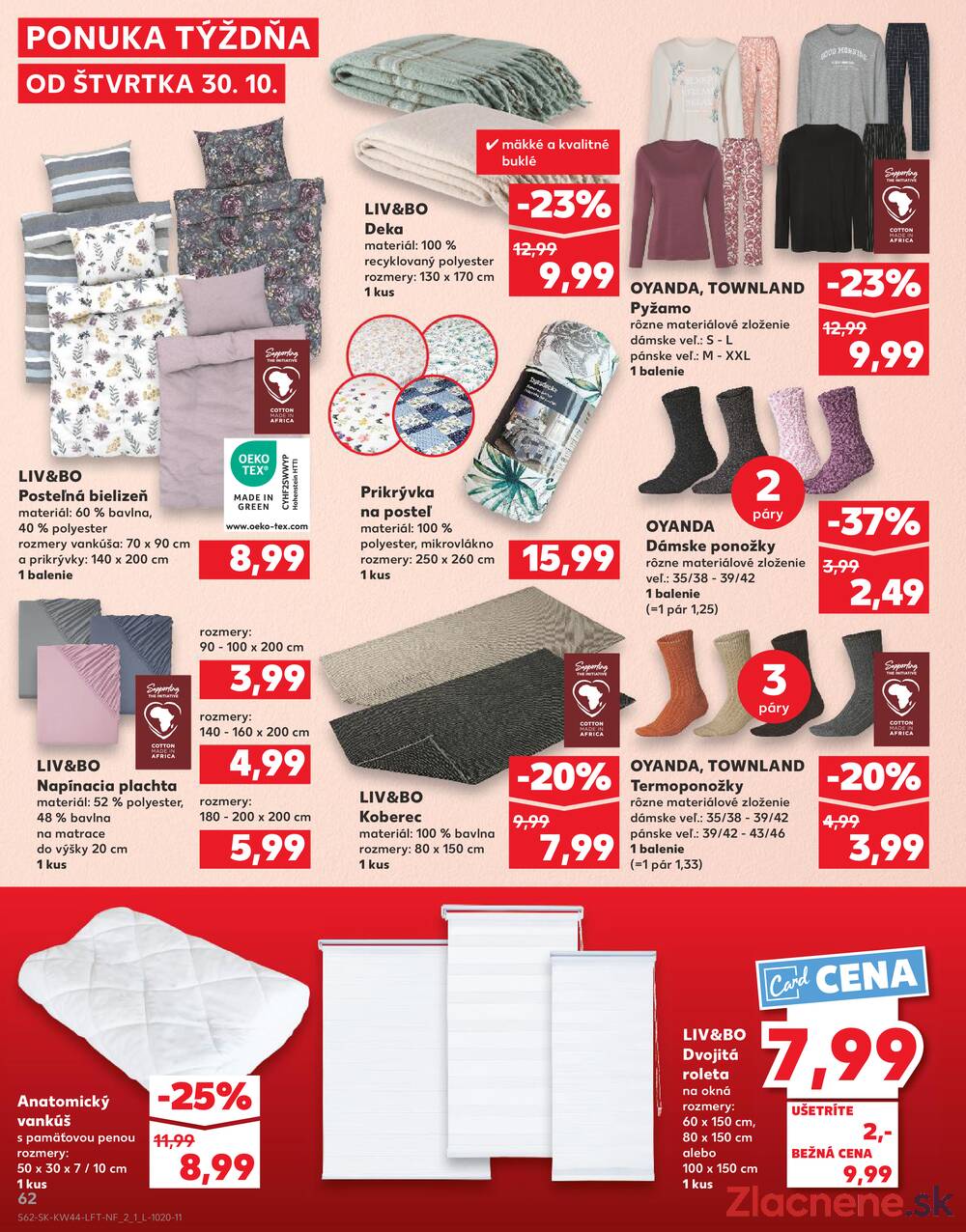 Leták Kaufland - Kaufland 30.10. - 5.11. - Kaufland Humenné - strana 62 Leták Kaufland - Kaufland 30.10. - 5.11. - Kaufland Humenné - strana 62