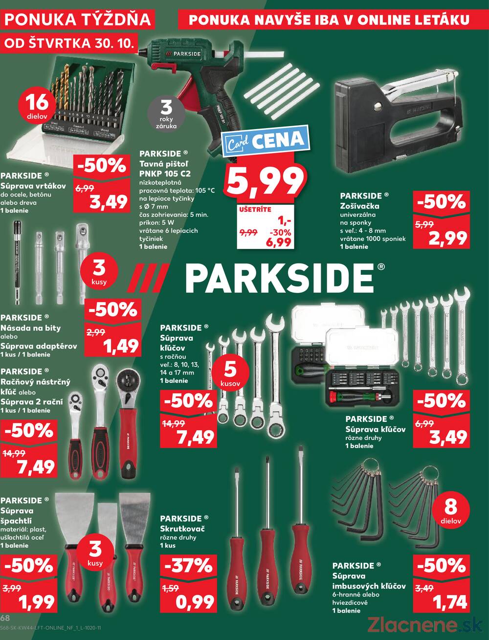 Leták Kaufland - Kaufland 30.10. - 5.11. - Kaufland Dolný Kubín - strana 68 Leták Kaufland - Kaufland 30.10. - 5.11. - Kaufland Dolný Kubín - strana 68