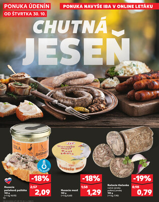 Kaufland 30.10. - 5.11. - Kaufland Dolný Kubín