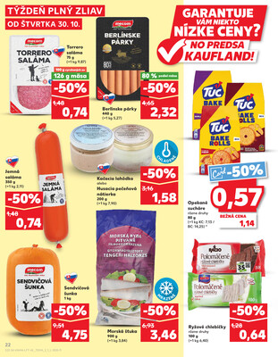 Leták Kaufland
		  platný do 5.11.2025 - strana 22