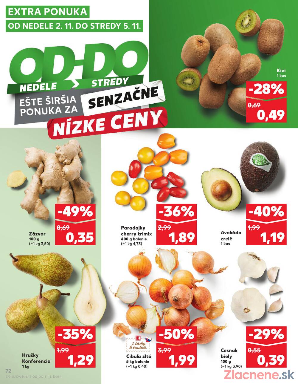 Leták Kaufland - Kaufland 30.10. - 5.11. - Kaufland Veľký Meder - strana 72