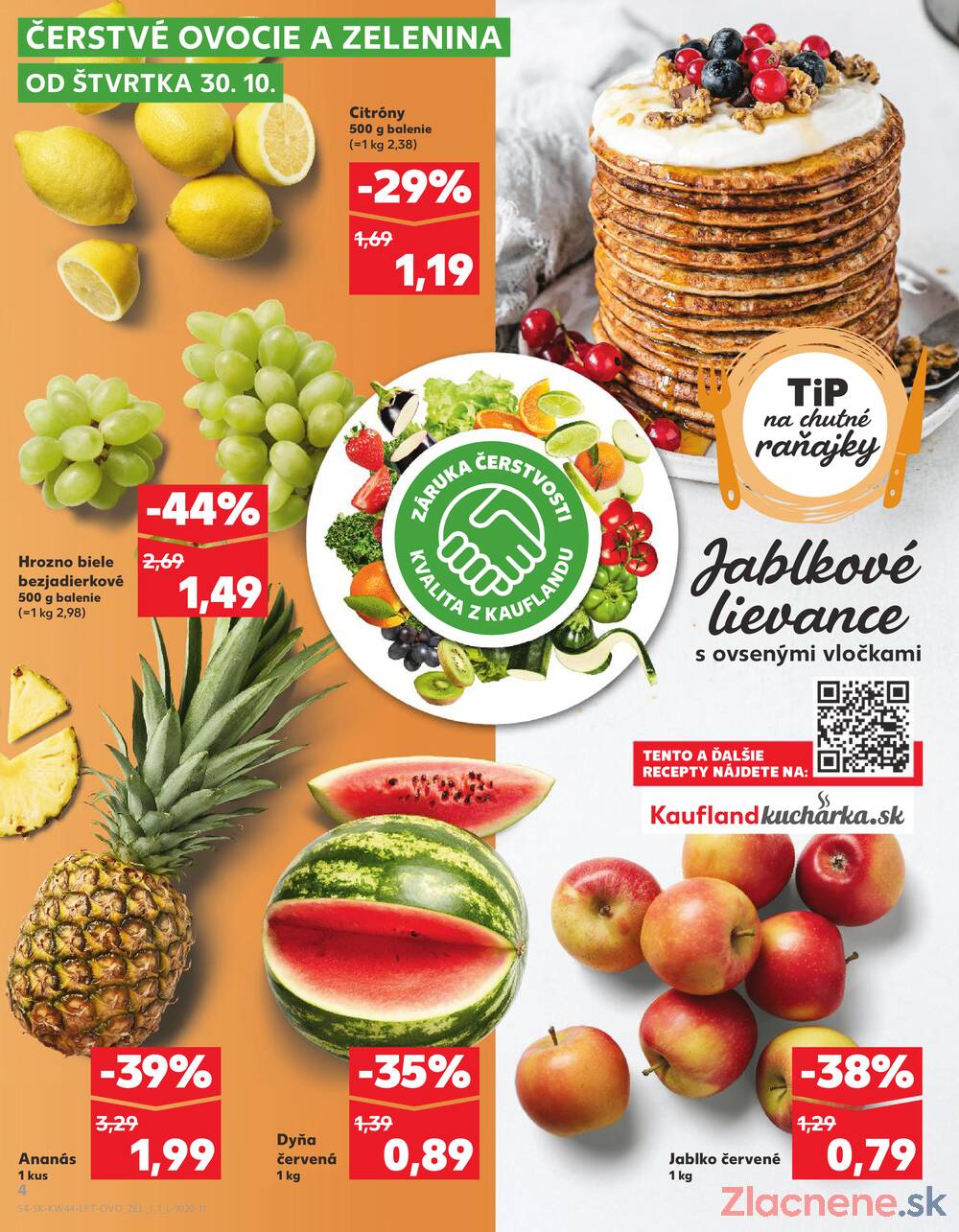 Leták Kaufland - Kaufland 30.10. - 5.11. - Kaufland Piešťany - strana 4