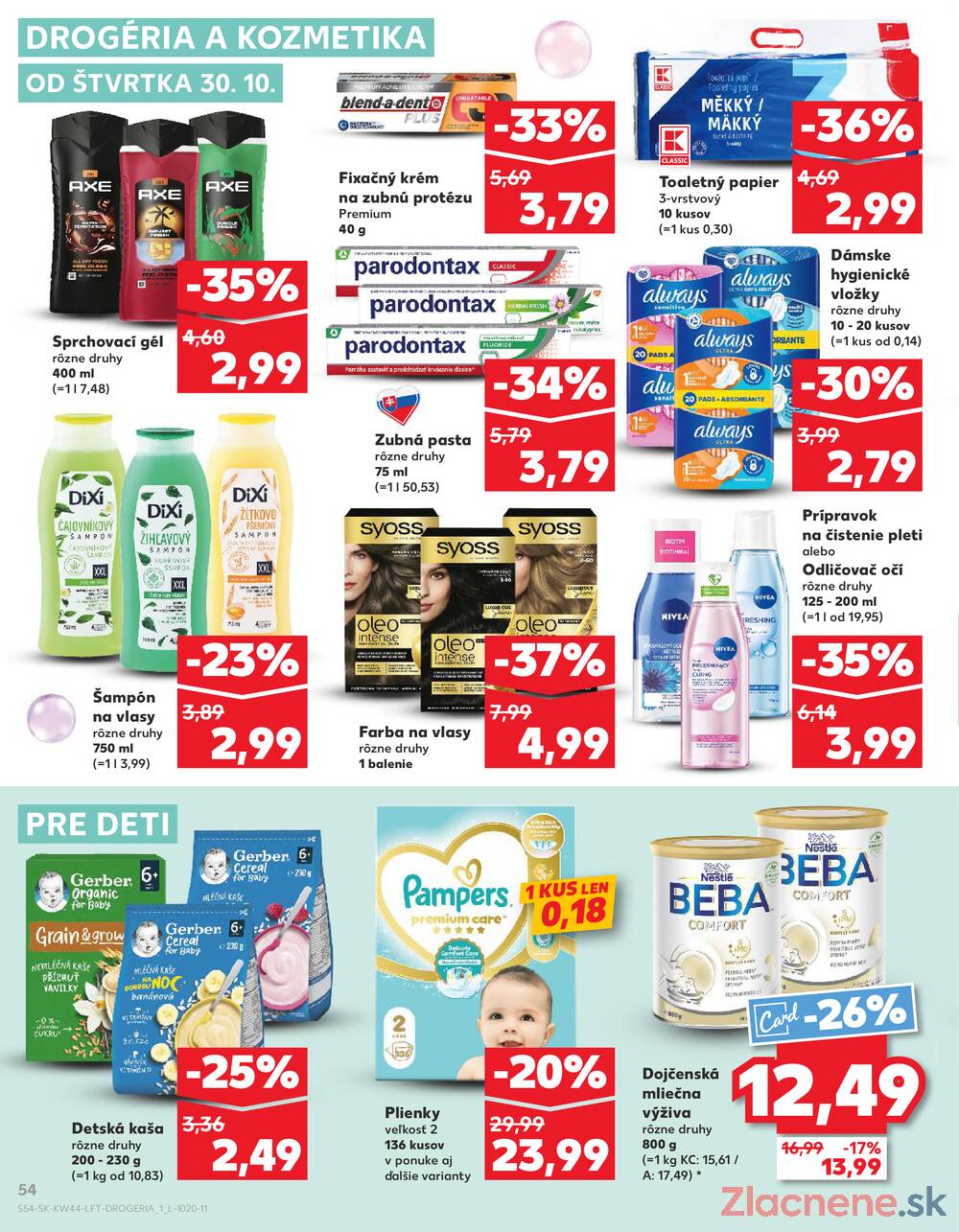 Leták Kaufland - Kaufland 30.10. - 5.11. - Kaufland Zlaté Moravce - strana 54