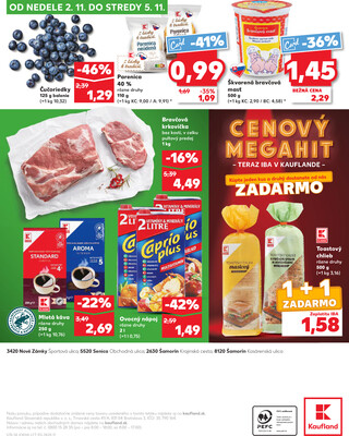 Kaufland 30.10. - 5.11. - Kaufland Šamorín-Mliečno - Krajinská cesta