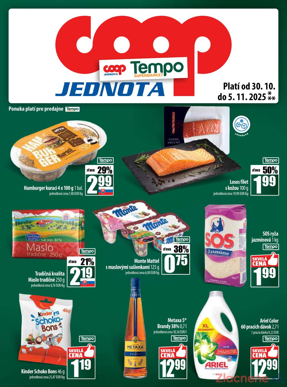 Leták COOP Jednota Slovensko
		  platný do 5.11.2025 - strana 25