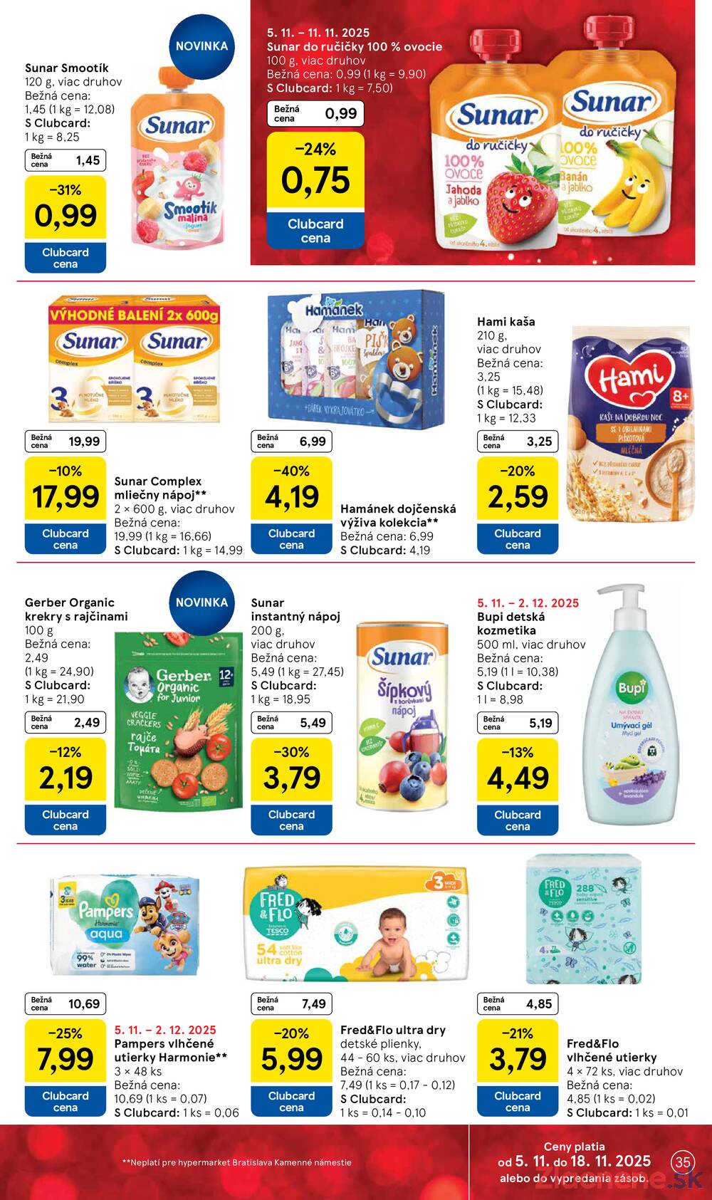 Leták Tesco
		  platný do 11.11.2025 - strana 35