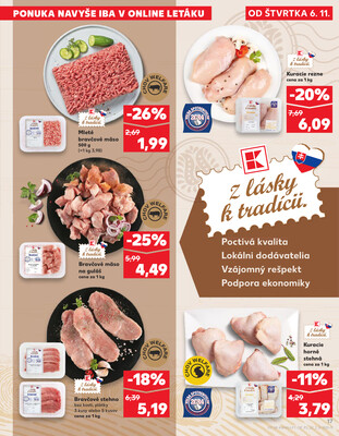 Kaufland 6.11. - 12.11. - Kaufland Vranov nad Topľou