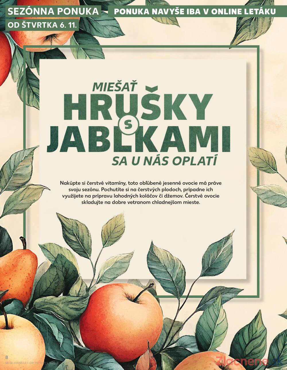 Leták Kaufland - Kaufland 6.11. - 12.11. - Kaufland Veľký Meder - strana 8 Leták Kaufland - Kaufland 6.11. - 12.11. - Kaufland Veľký Meder - strana 8