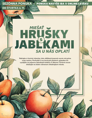 Kaufland 6.11. - 12.11. - Kaufland Košice - Nad Jazerom