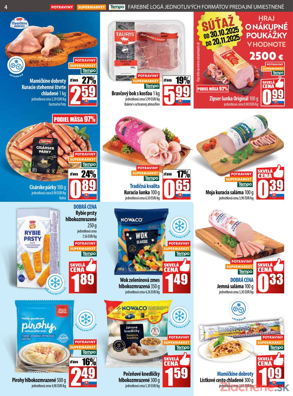 Leták COOP Jednota Slovensko
platný do 12.11.2025 - strana 4