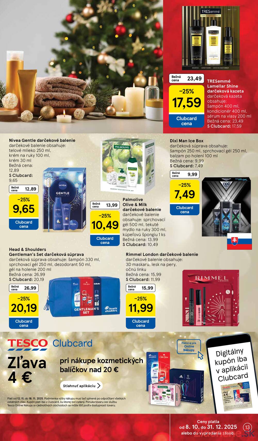 Leták Tesco
platný do 18.11.2025 - strana 13
