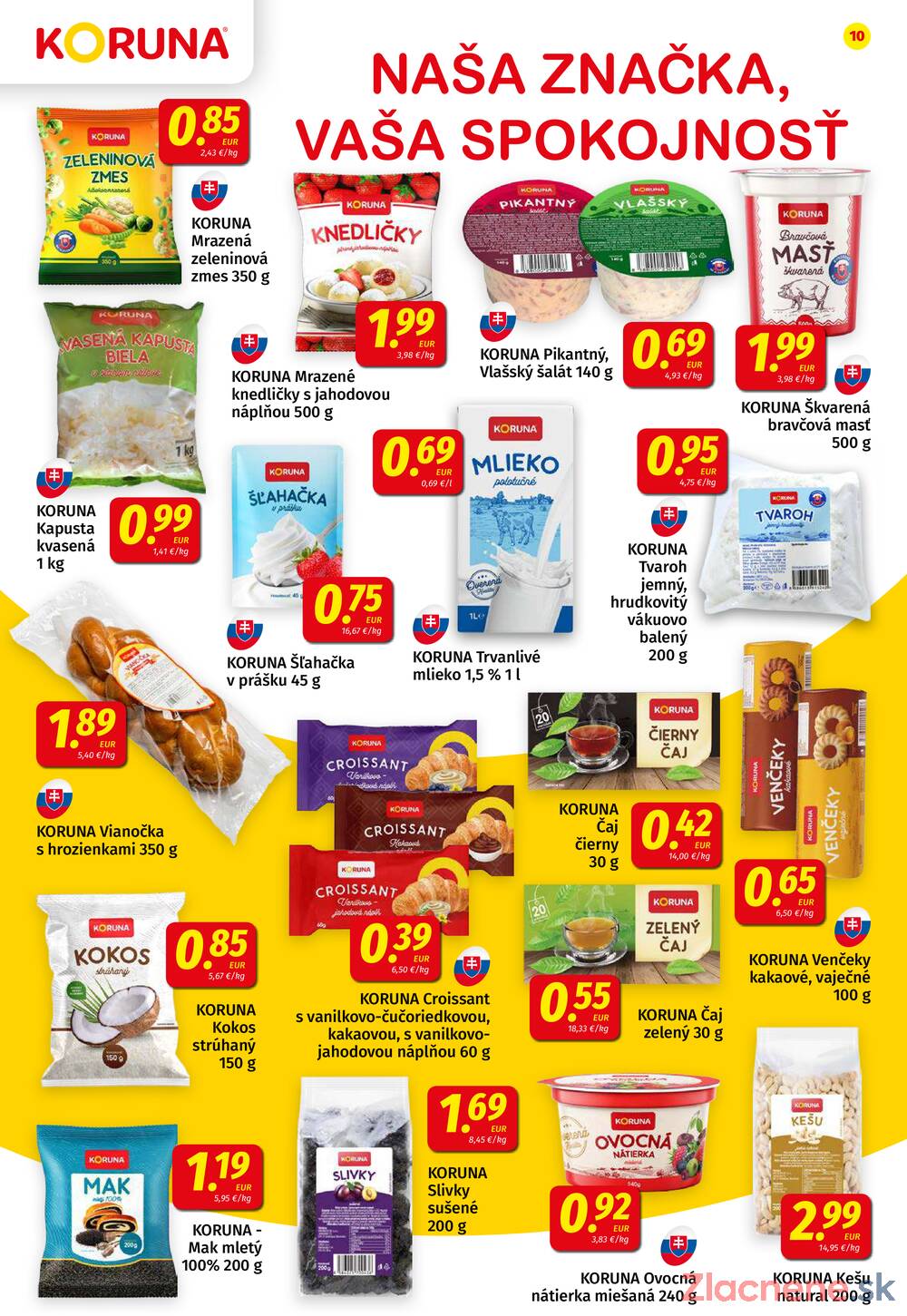Leták KORUNA
		  platný do 19.11.2025 - strana 10