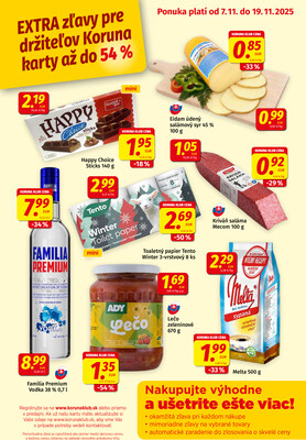 Leták KORUNA
		  platný do 19.11.2025 - strana 9