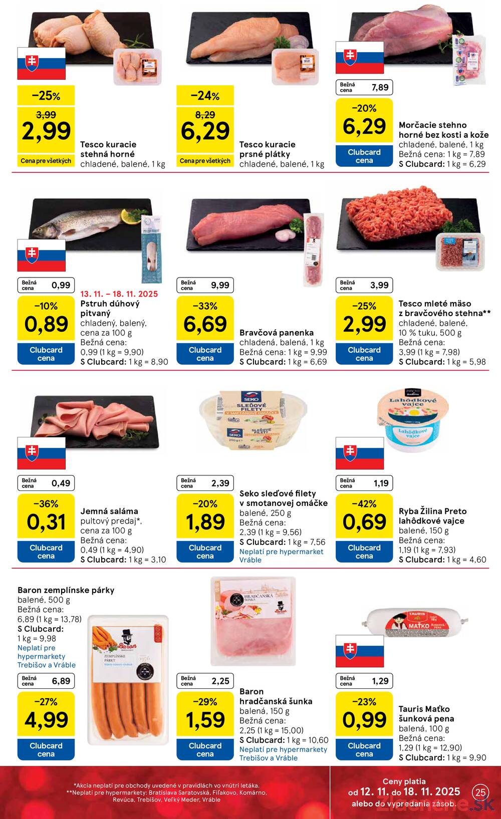 Leták Tesco - Tesco malé hypermarkety od 12.11. do 18.11.2025 - strana 25