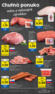 Tesco malé hypermarkety od 12.11. do 18.11.2025