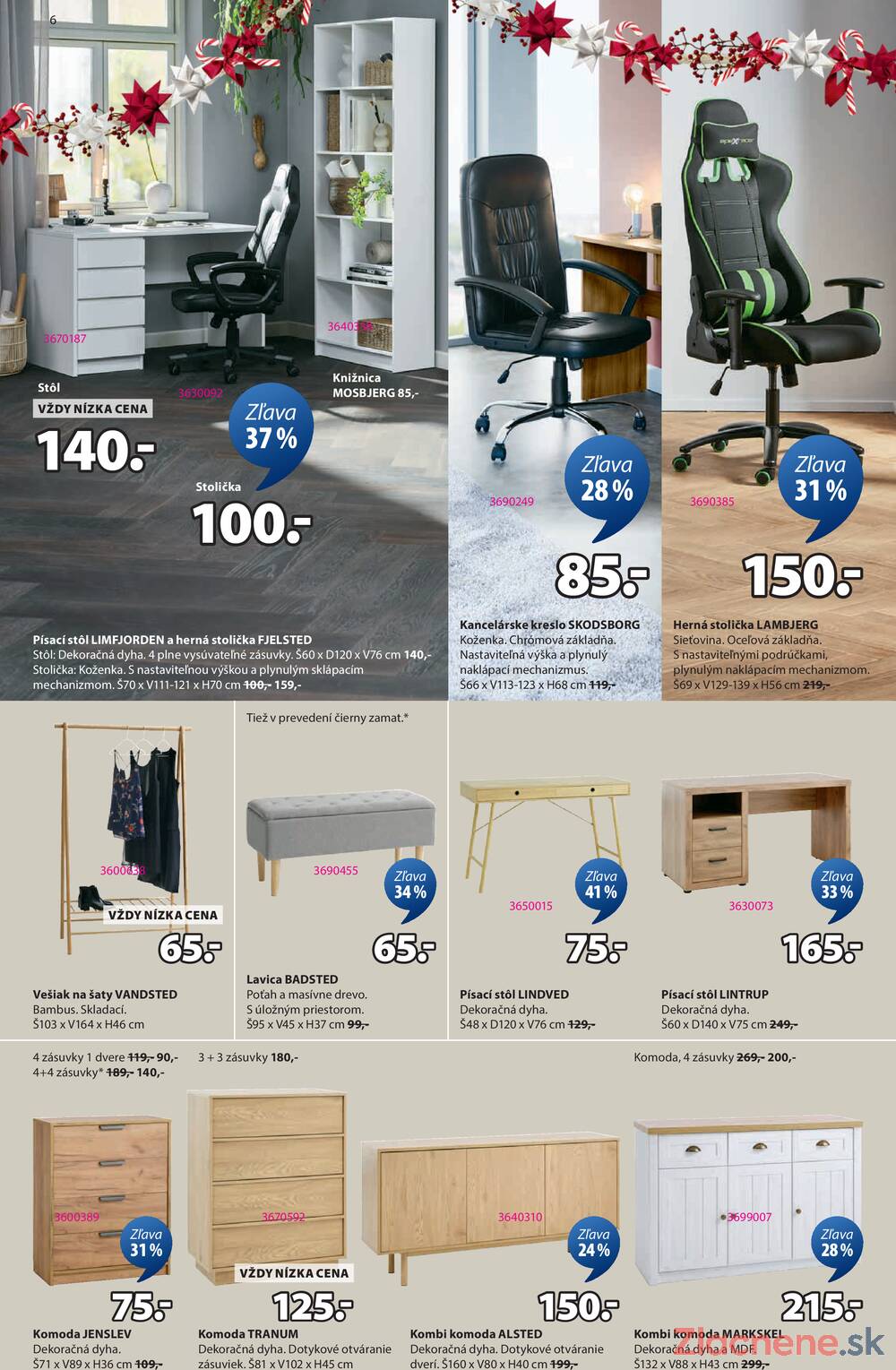 Leták Jysk
		  platný do 23.12.2025 - strana 6