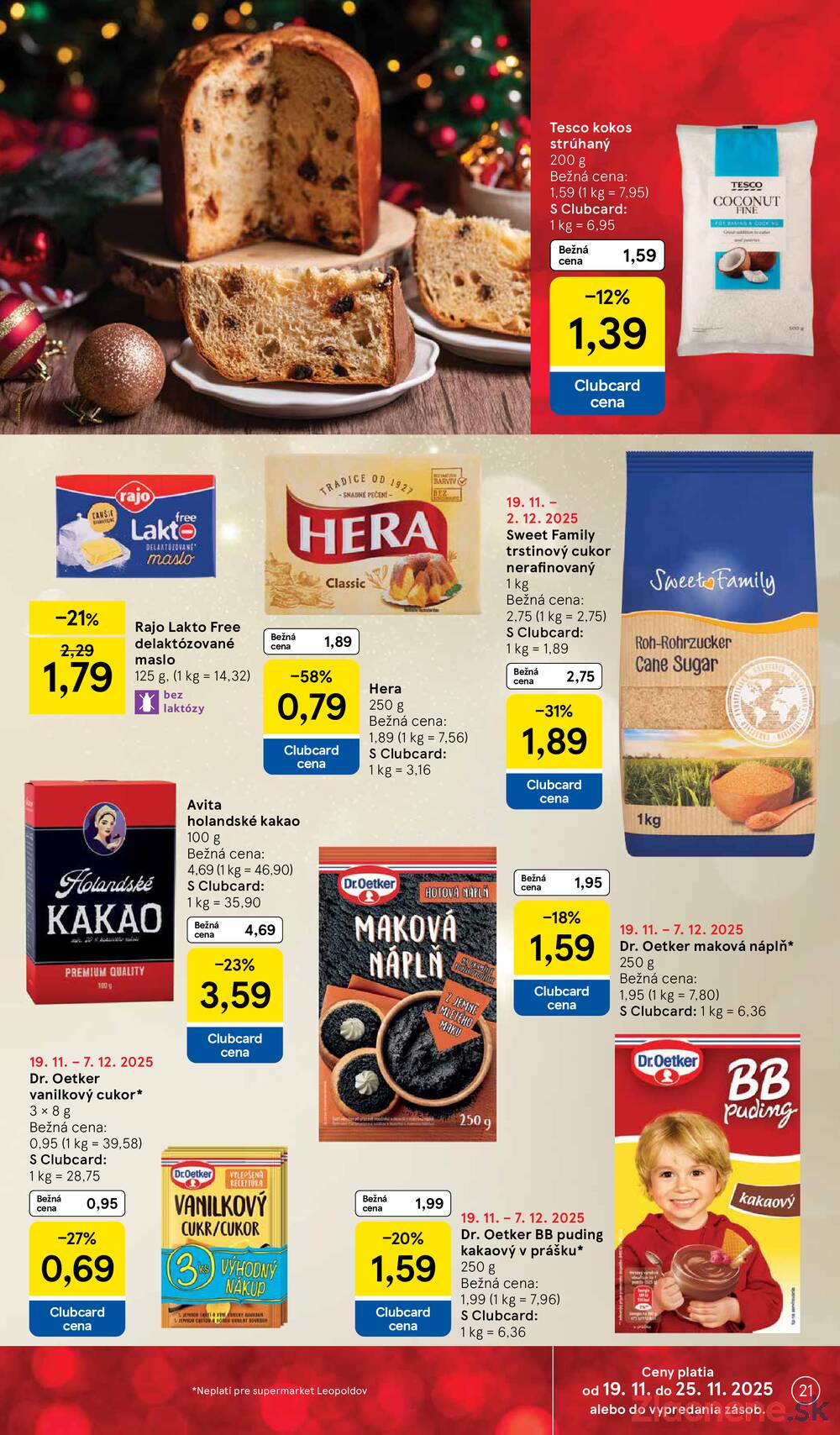 Leták Tesco
		  platný do 25.11.2025 - strana 21