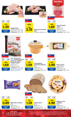 Tesco supermarkety od 19.11. do 25.11.2025
