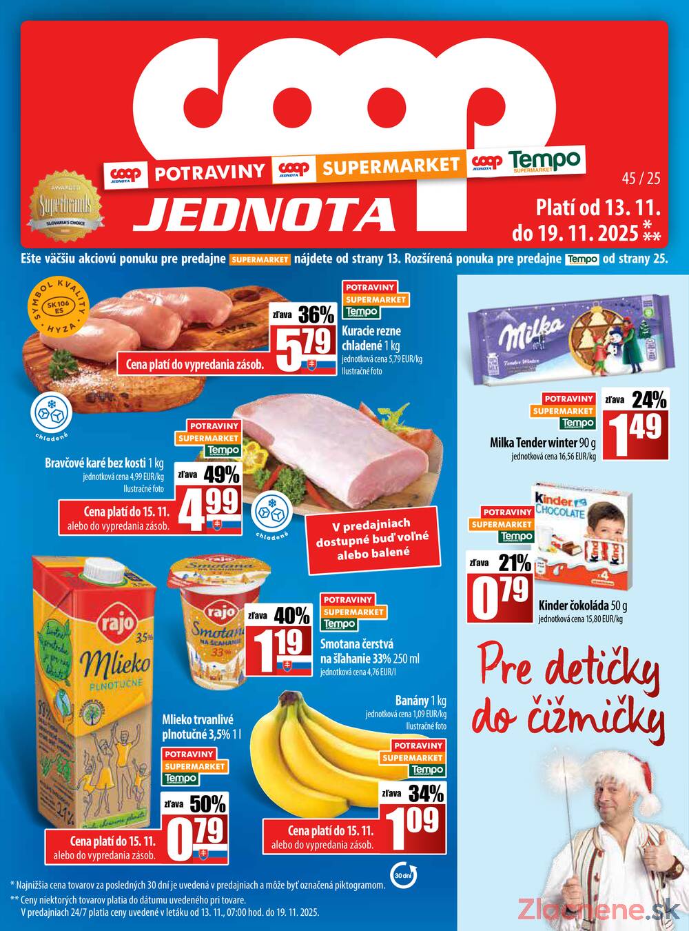 Leták COOP Jednota Slovensko - COOP II. do 19.11. - strana 1