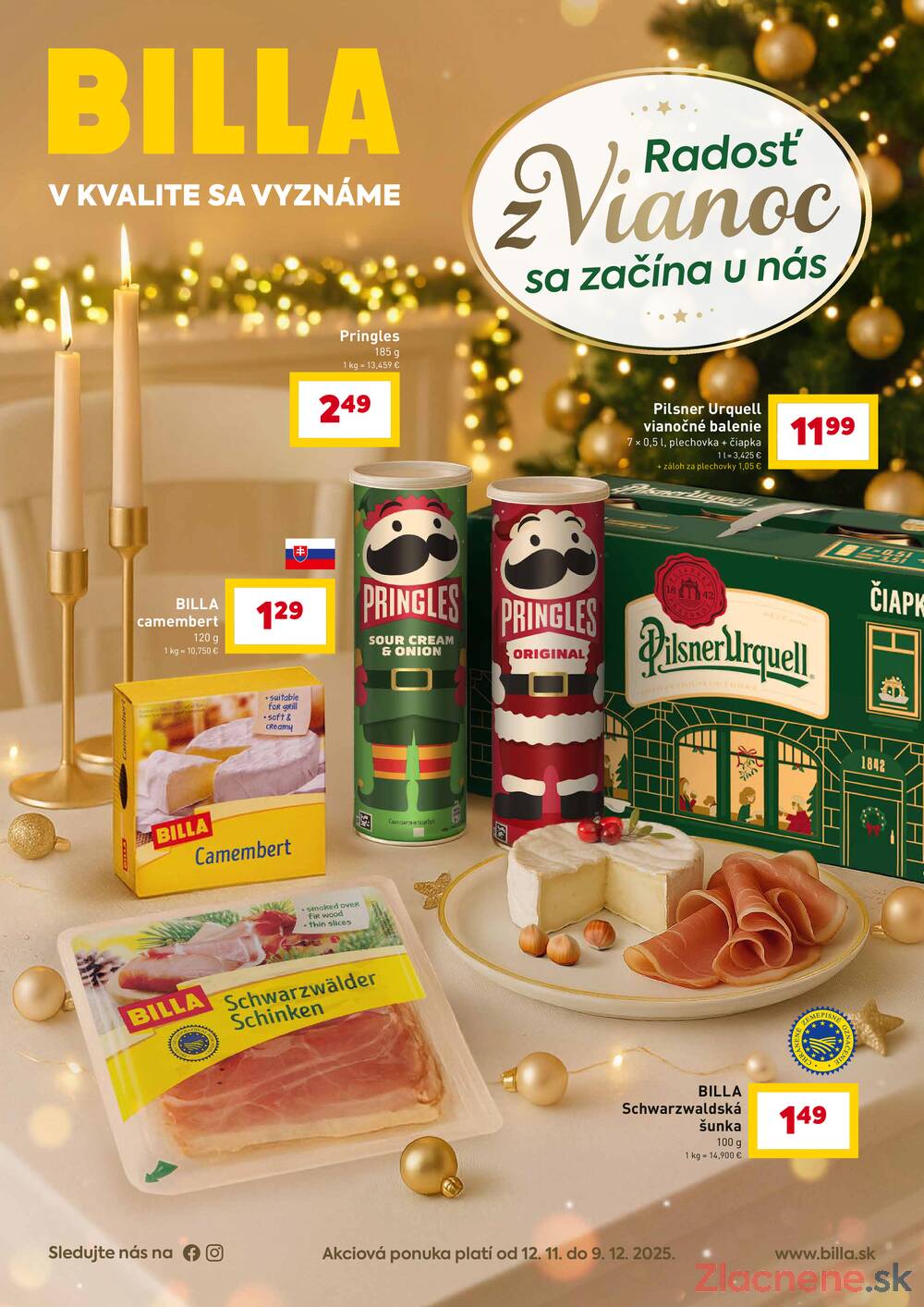 Leták Billa - Billa Vianoce II. do 9.12. - strana 1 Leták Billa - Billa Vianoce II. do 9.12. - strana 1