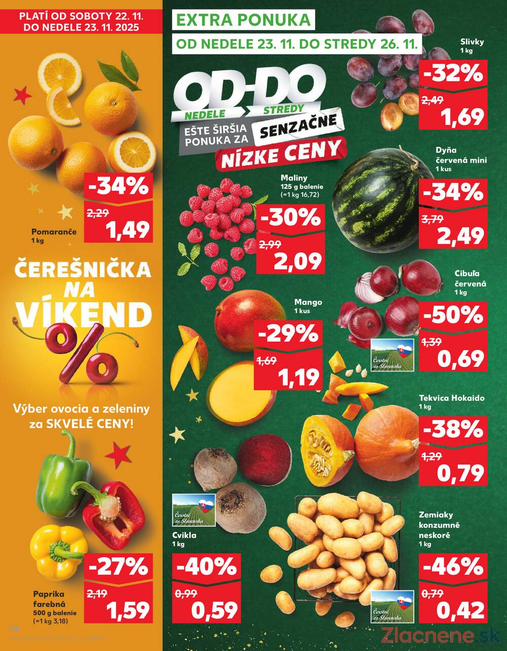 Leták Kaufland - Kaufland 20.11. - 26.11. - Kaufland Spišská Nová Ves - strana 74 Leták Kaufland - Kaufland 20.11. - 26.11. - Kaufland Spišská Nová Ves - strana 74