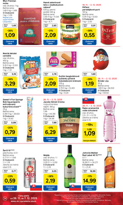Tesco supermarkety od 26.11. do 2.12.2025