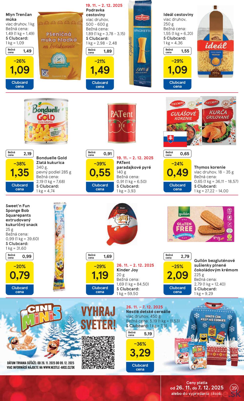 Leták Tesco - Tesco malé hypermarkety od 26.11. do 2.12.2025 - strana 39