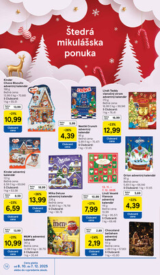 Tesco malé hypermarkety od 26.11. do 2.12.2025