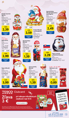 Tesco malé hypermarkety od 26.11. do 2.12.2025
