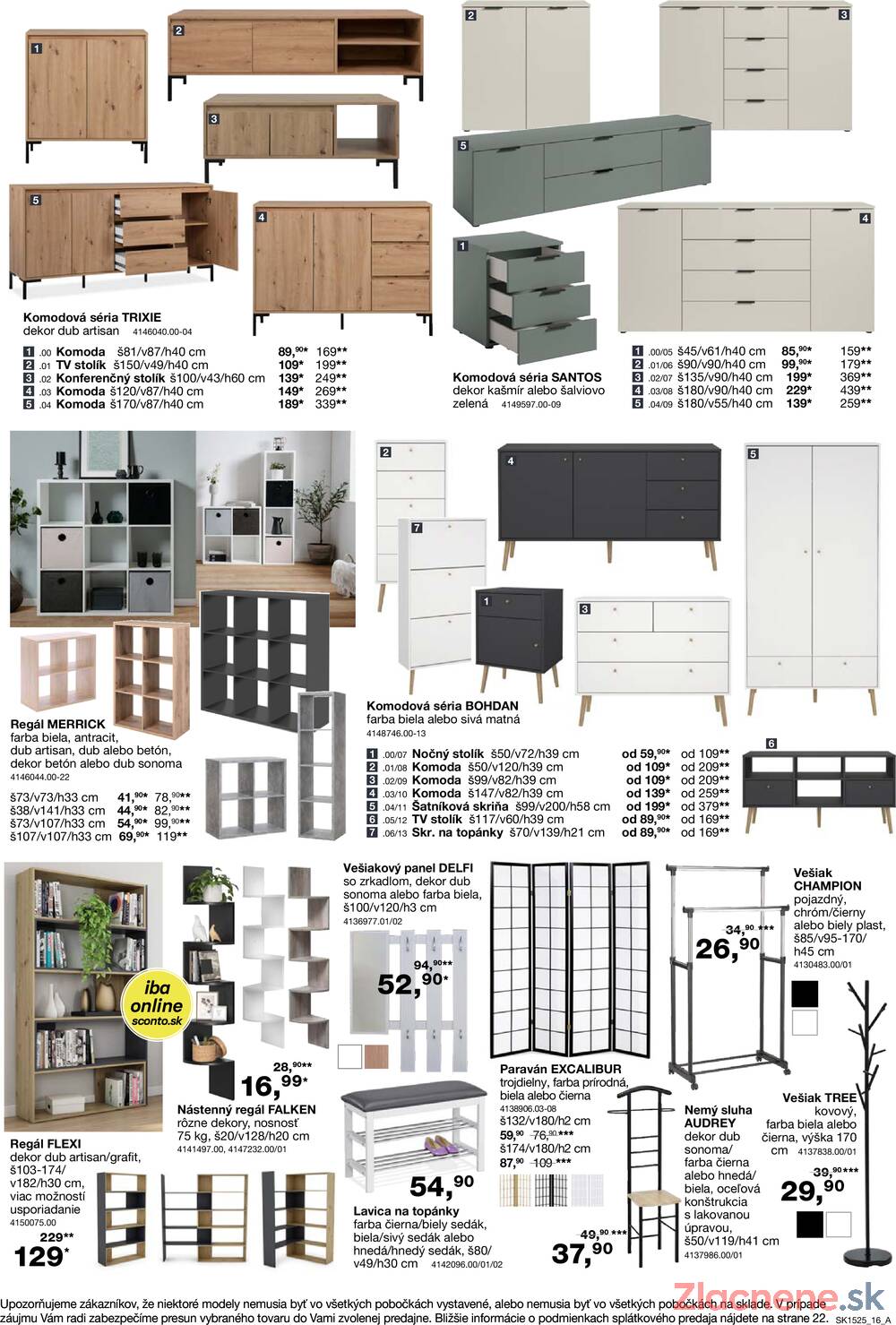 Leták SCONTO nábytok - Sconto nábytok od 26.11. do 21.12.2025 - strana 16