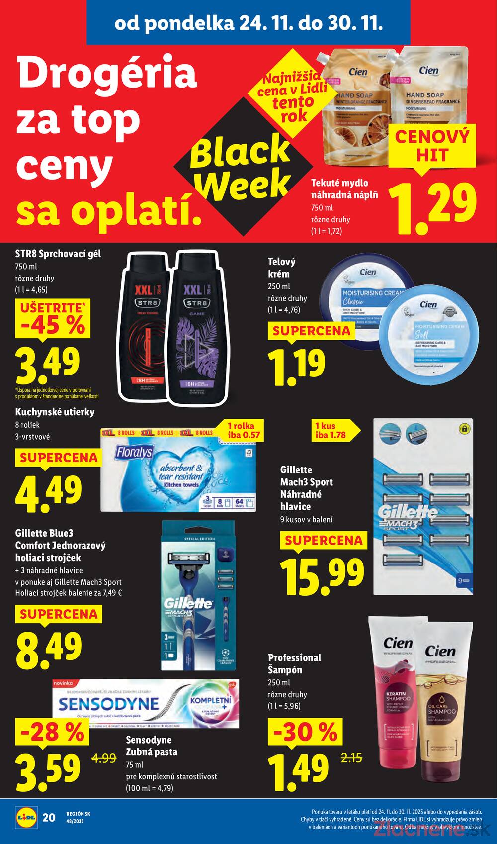 Leták Lidl
		  platný do 30.11.2025 - strana 22