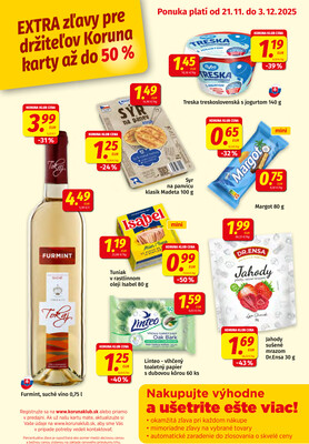 Leták KORUNA
platný do 3.12.2025 - strana 9