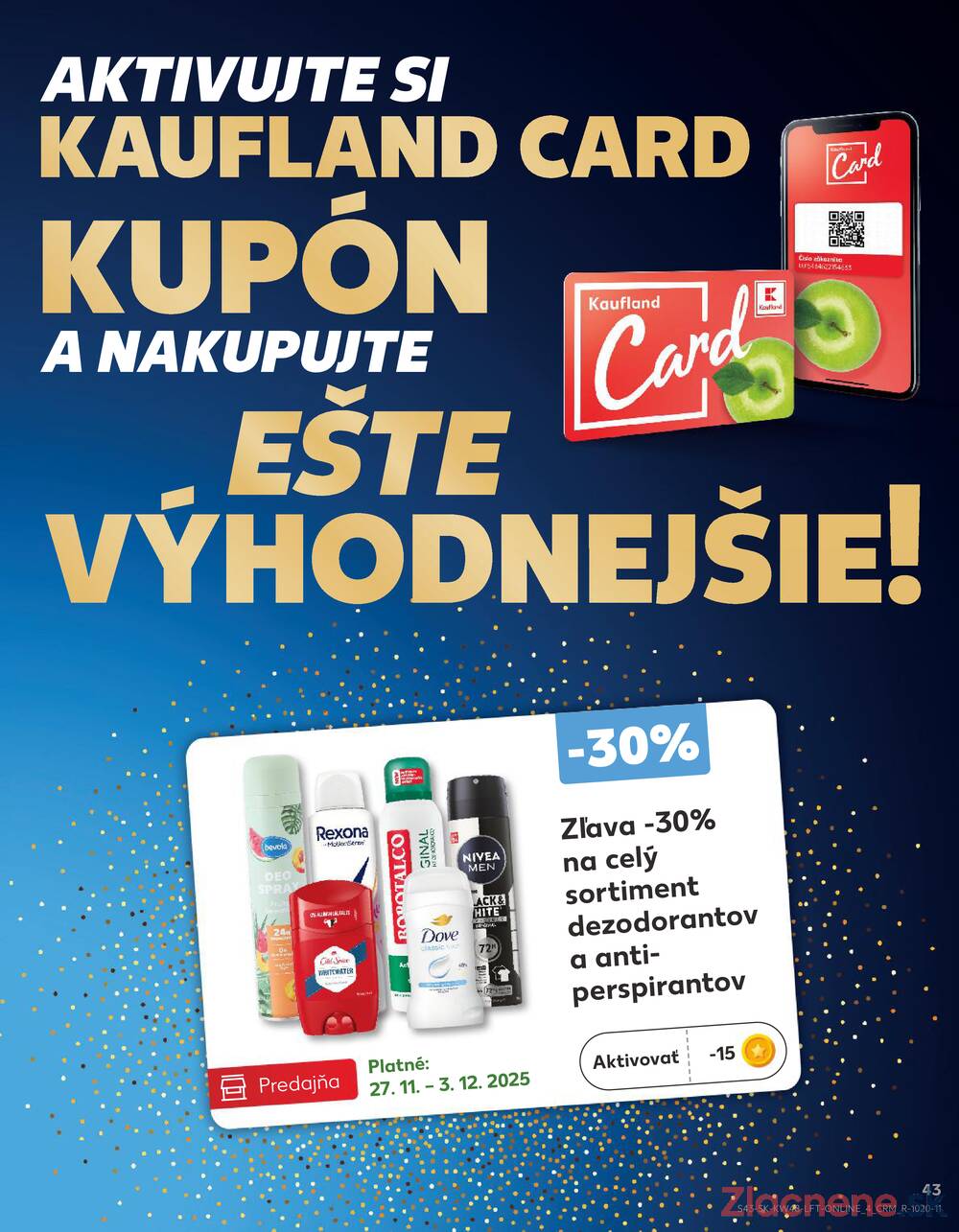 Leták Kaufland - Kaufland 27.11. - 3.12. - Kaufland Piešťany - strana 43