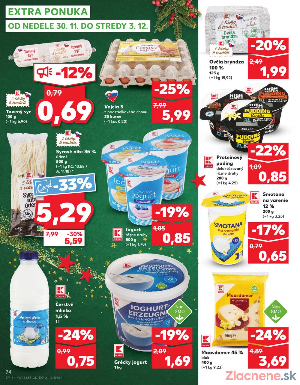 Leták Kaufland - Kaufland 27.11. - 3.12. - Kaufland Bratislava - Rača - strana 74